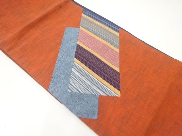 JAPANESE FUKURO OBI / TSUMUGI / KIRIBAME STYTLE